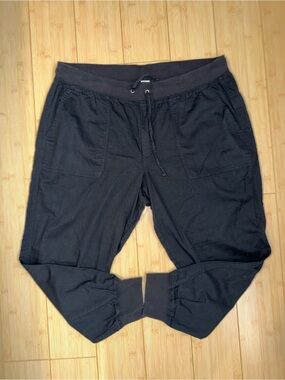 GAP Black Cotton Joggers - Size XL